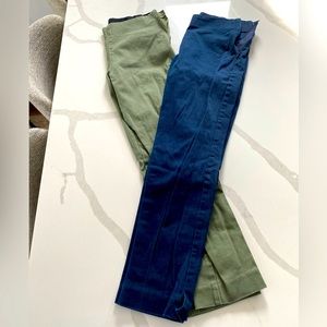 Old Navy Cropped Pixie Pants - Set of 2 - Size 8